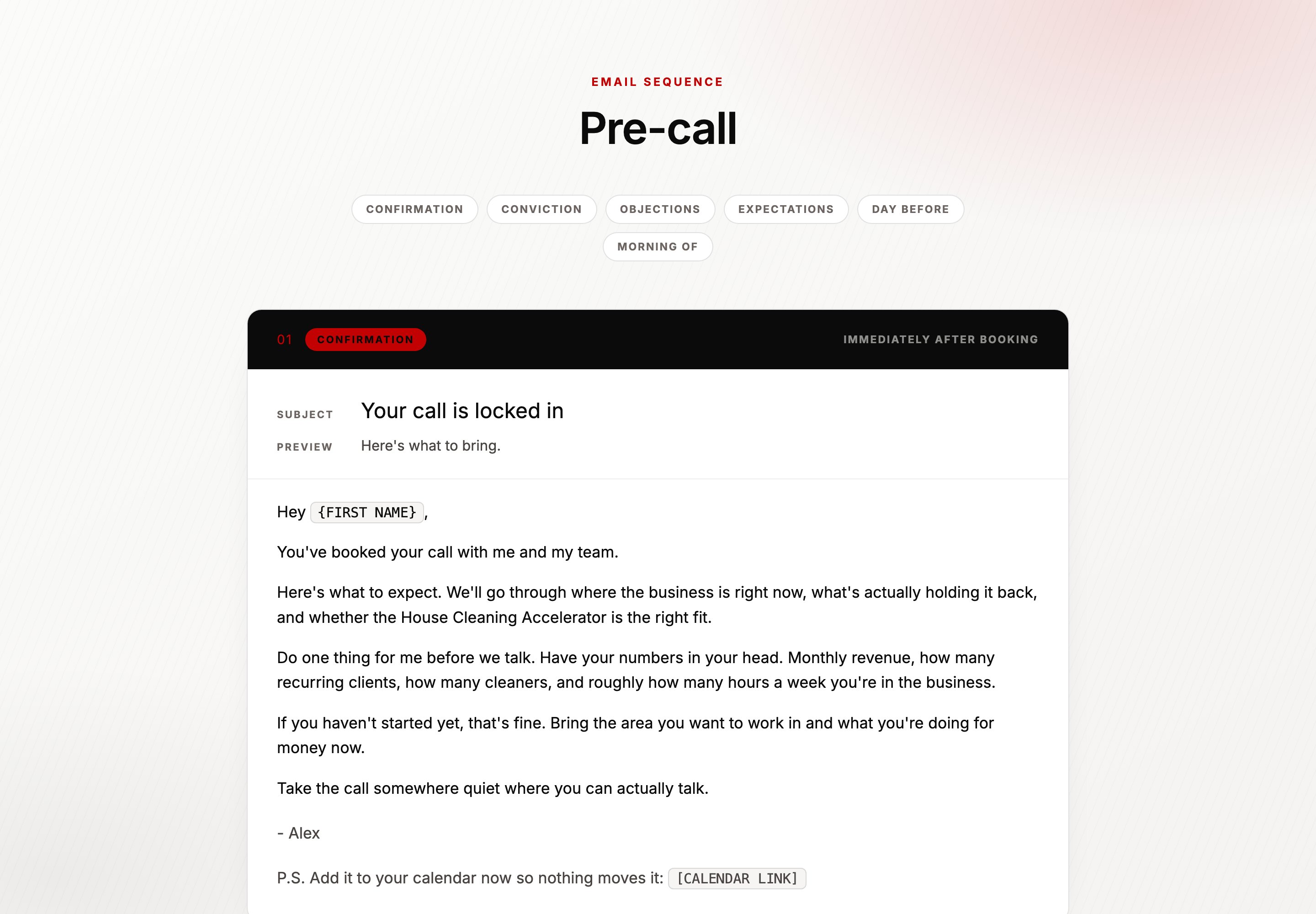 Pre-call preview